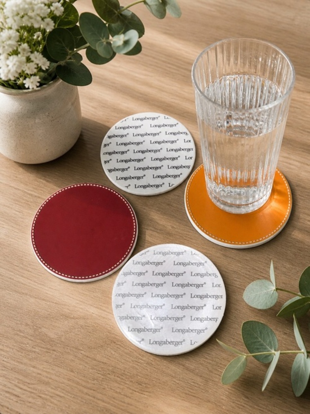 Longaberger Sunny Days Coasters Set